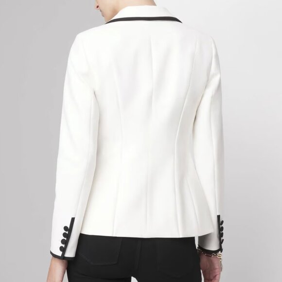 NWT White House Black Market  3-Button Signature Blazer  Size 0 - Black & White - Picture 3 of 5